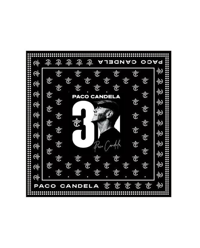 Paco Candela - Pañuelo "30" Negro - D2fy · Rocktud - Paco Candela