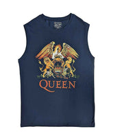 Queen - Camiseta tirantes "Classic Crest" Azul - D2fy · Rocktud - Rocktud