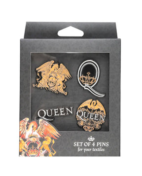 Queen - Set 4 pins "Queen" - D2fy · Rocktud - Rocktud