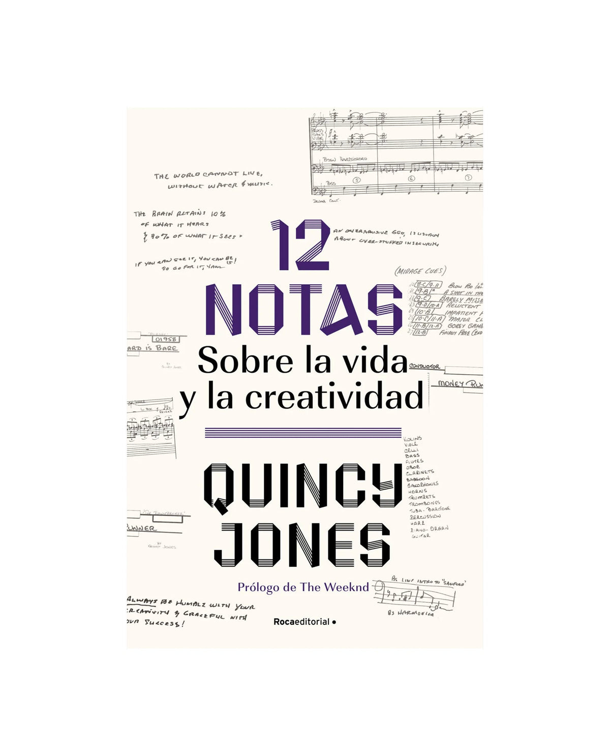 Quincy Jones - Libro "12 notas: sobre la vida y la creatividad" - D2fy · Rocktud - D2fy