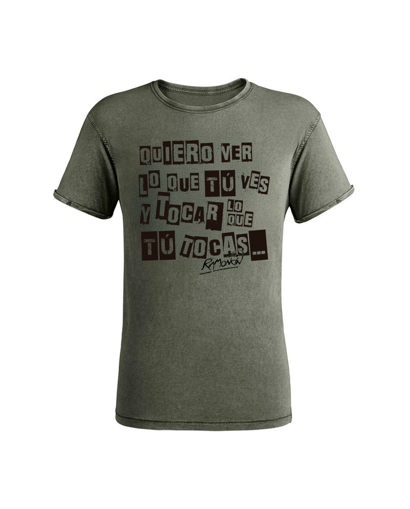 Ramoncín - Camiseta "Quiero" Unisex - D2fy · Rocktud - Ramoncin