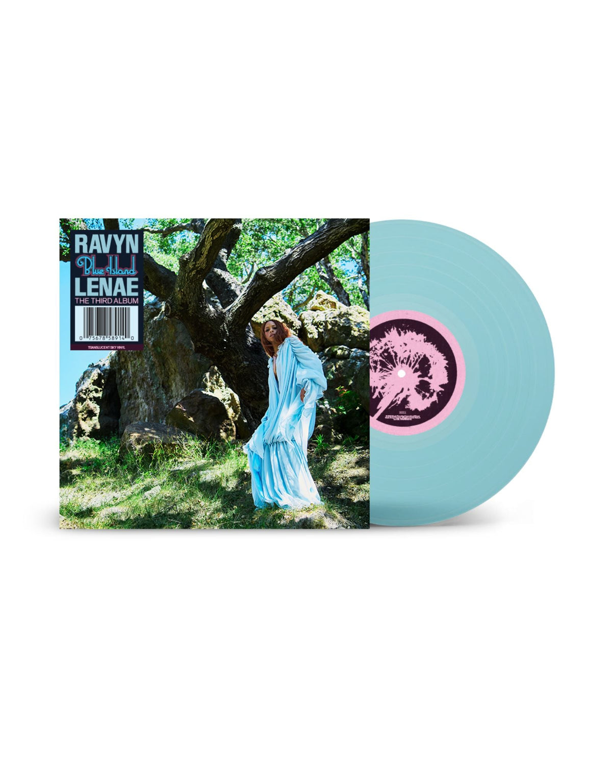 Ravyn Lenae - LP Vinilo Translucent Sky "Blue Island" - D2fy - Direct To Fans - D2fy
