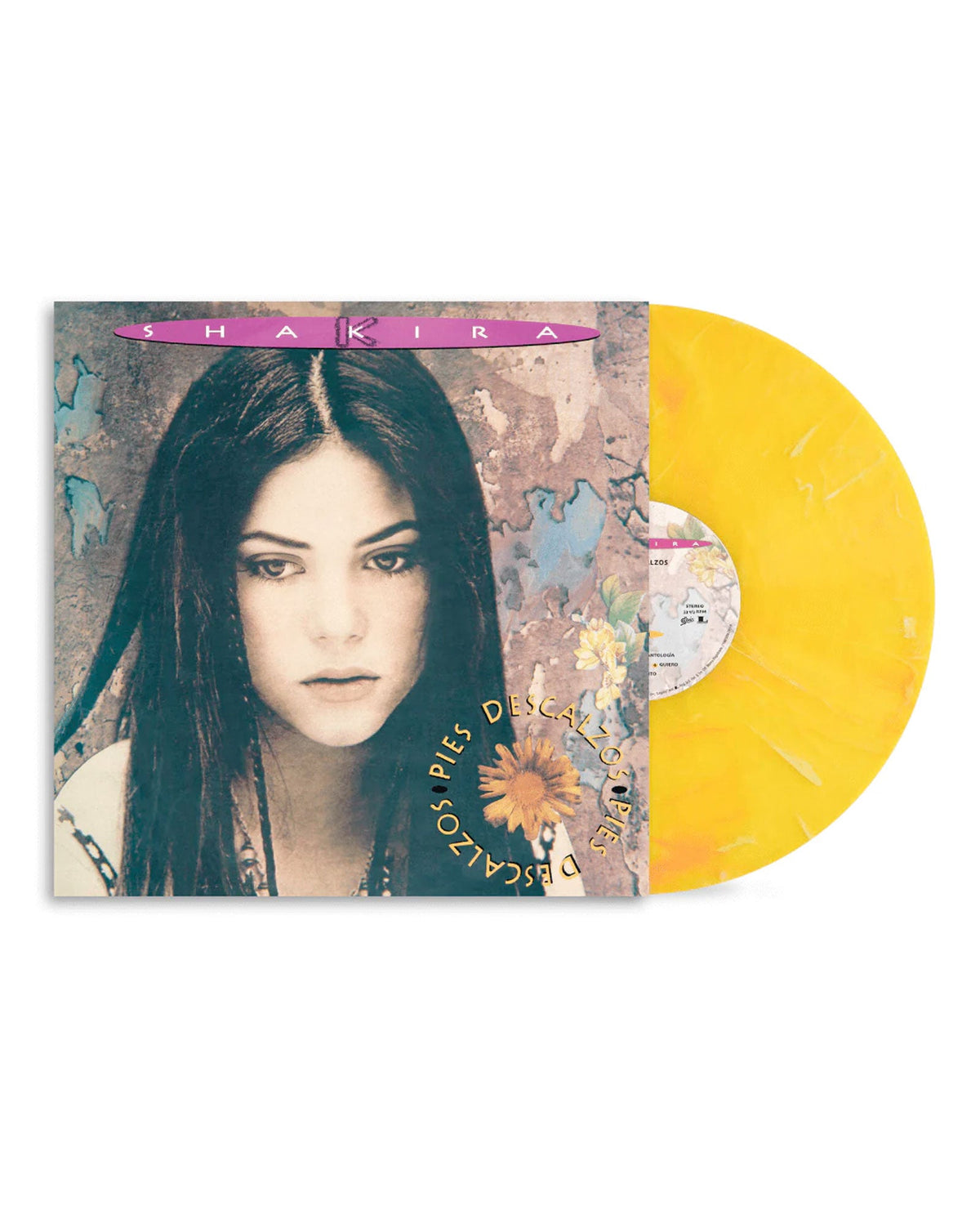 Shakira - LP Vinilo Amarillo "Pies descalzos" - D2fy · Rocktud - D2fy