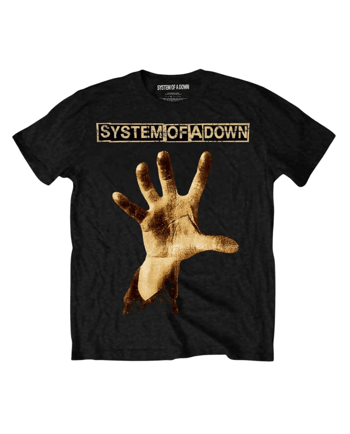 System Of a Down - Camiseta "Hand" Unisex - D2fy - Direct To Fans - D2fy