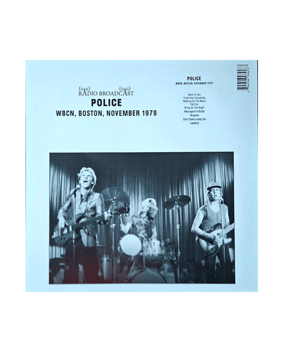 The Police - LP Vinilo "WBCN Boston, Noviembre 1979" - D2fy - Direct To Fans - D2fy
