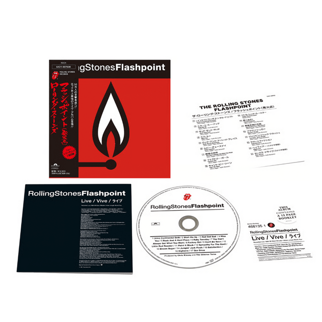 The Rolling Stones - CD "Flashpoint" - D2fy - Direct To Fans - The Rolling Stones