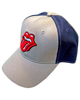 The Rolling Stones - Gorra "Classic Tongue" Duotono Gris Claro - Azul - D2fy · Rocktud - Rocktud