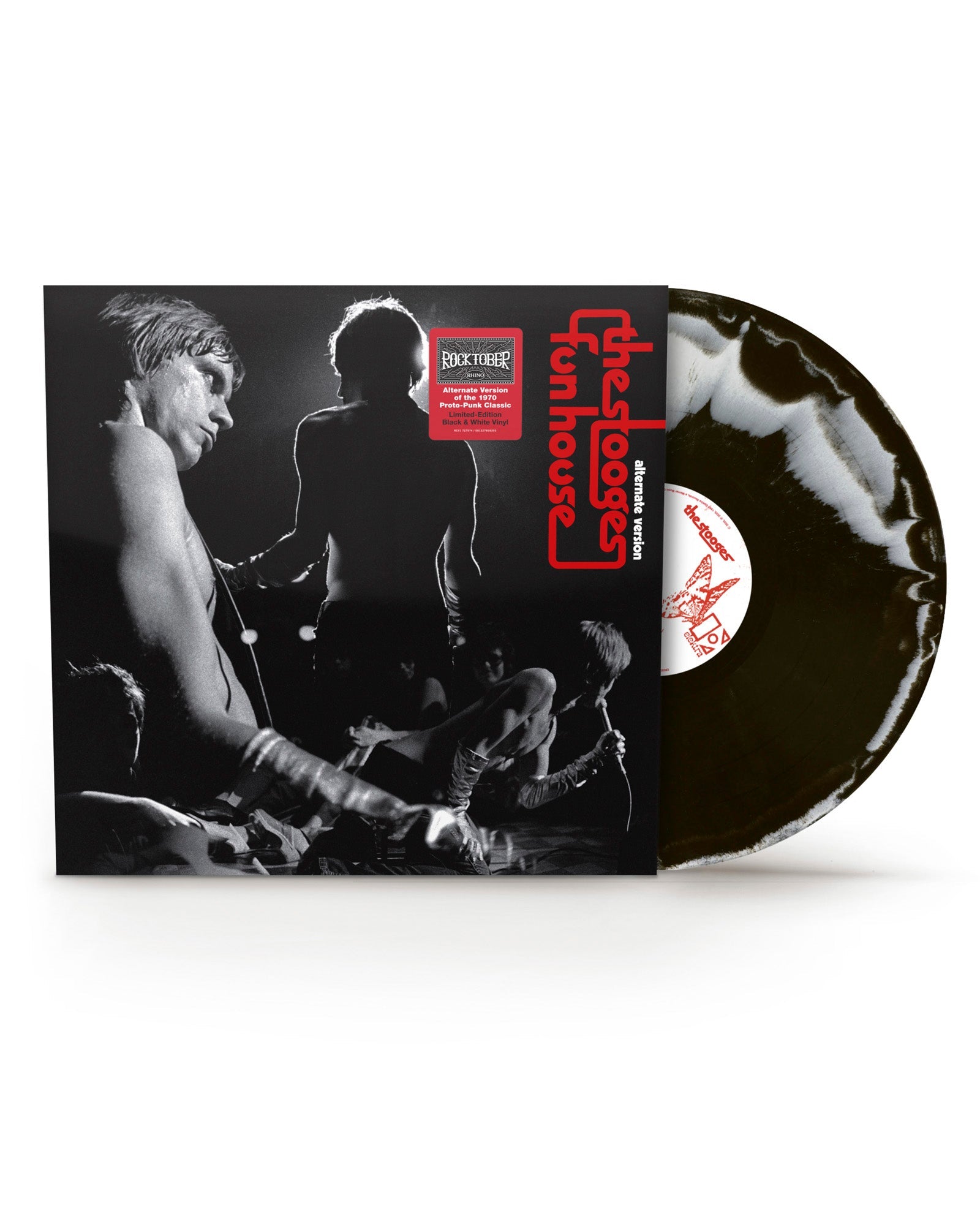 The Stooges - LP Vinilo Blanco y Negro "Alternate Funhouse" Edición Limitada - D2fy · Rocktud - Rocktud