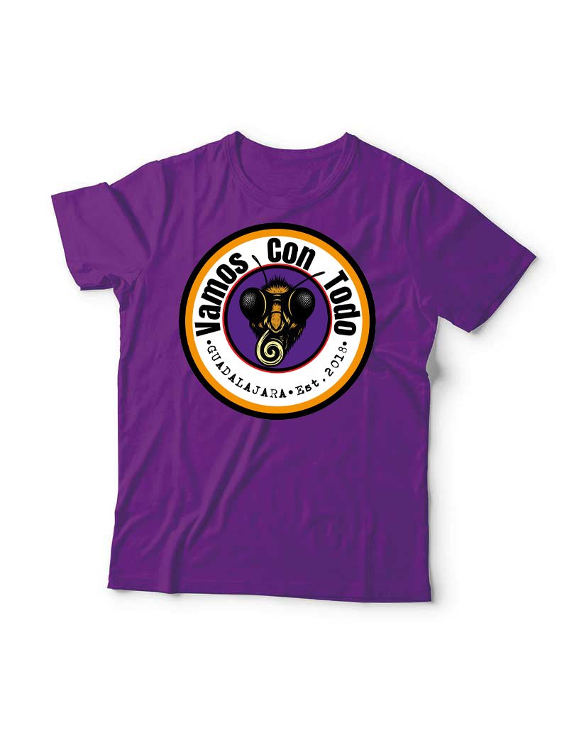 Vamos con Todo - Camiseta "Vamos con Todo" Morada - D2fy · Rocktud - Metales Preciosos