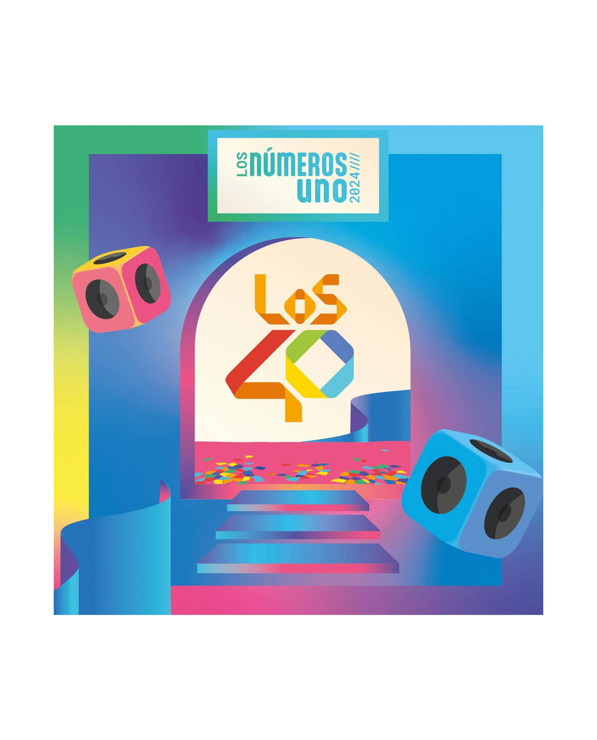 Varios artistas - 2CD "Los Número 1 de los 40 Principales 2024" - D2fy · Rocktud - D2fy