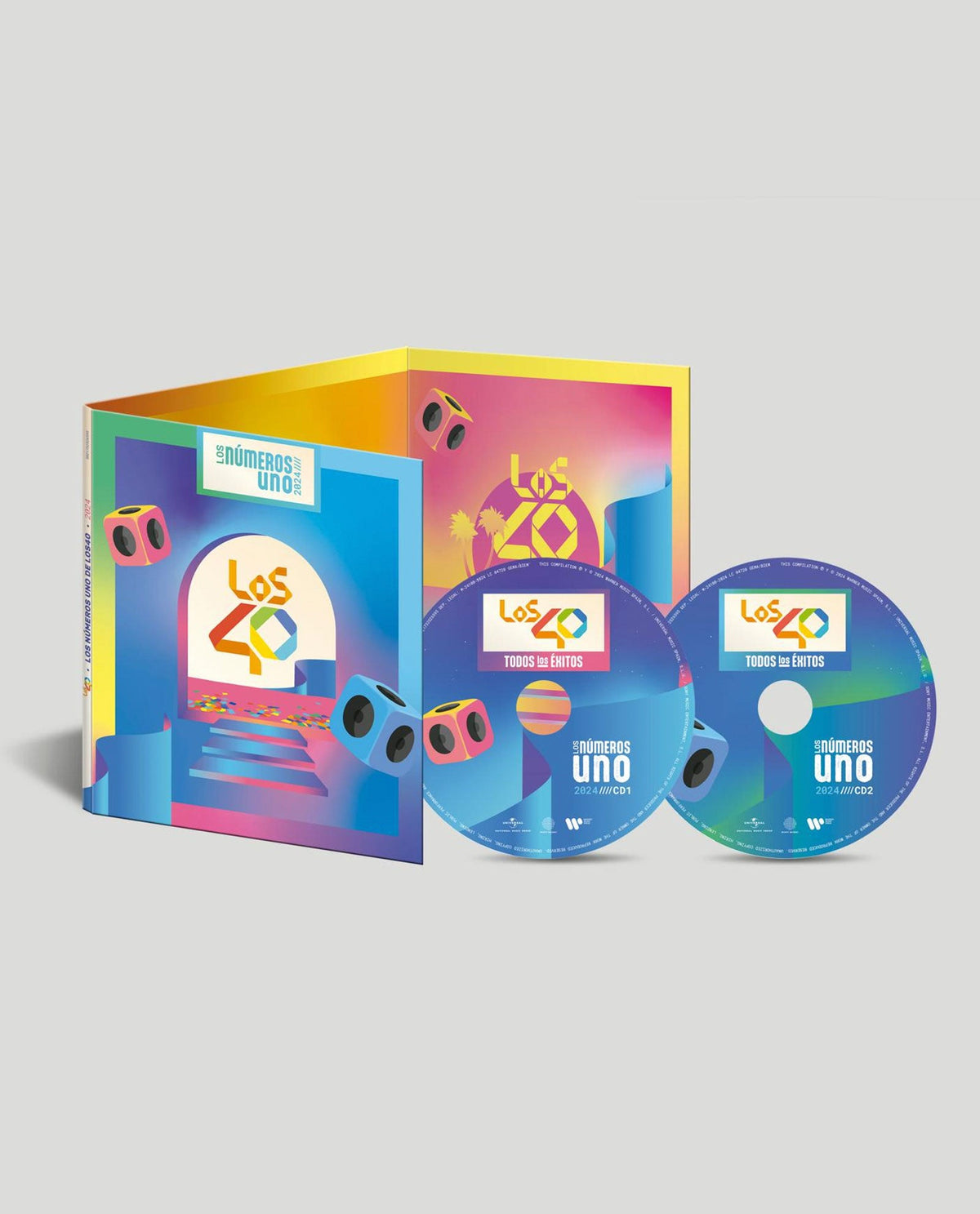 Varios artistas - 2CD "Los Número 1 de los 40 Principales 2024" - D2fy · Rocktud - D2fy