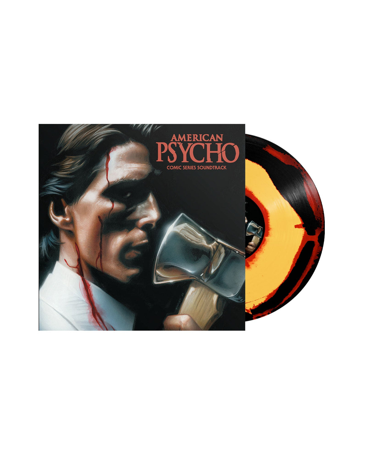 Varios Artistas - LP Vinilo BSO "American Psycho - Comic Series Soundtrack" Apple Red + Beer + Black Galaxy - D2fy · Rocktud - D2fy