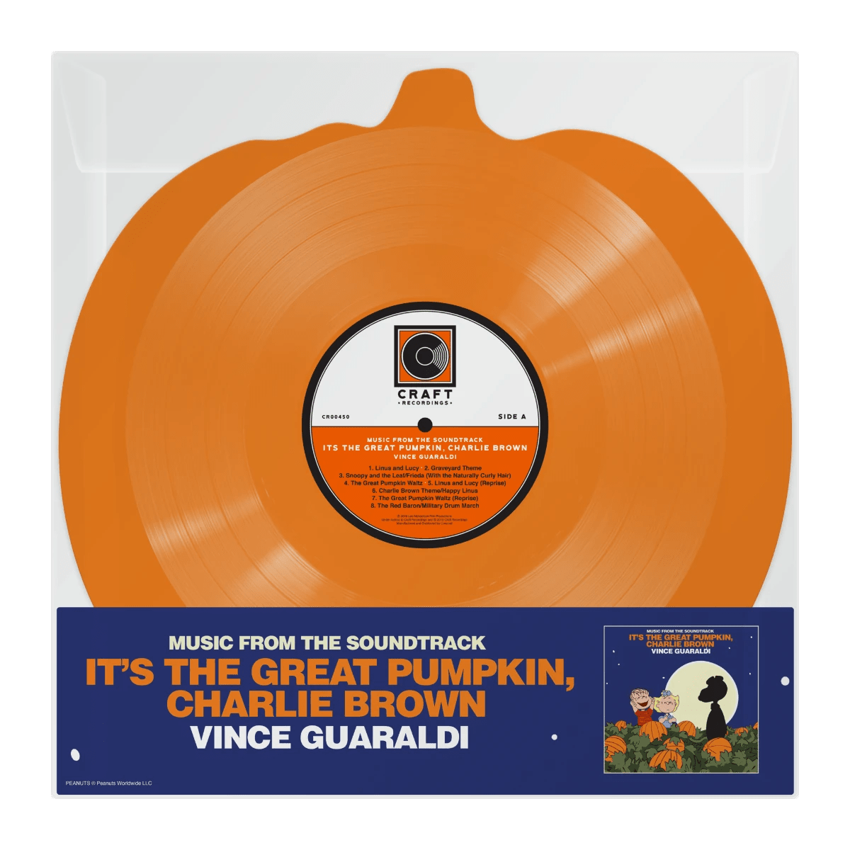 Vince Guaraldi - LP Vinilo con Forma de Calabaza "It's The Great Pumpkin, Charlie Brown" - D2fy - Direct To Fans - Vince Guaraldi