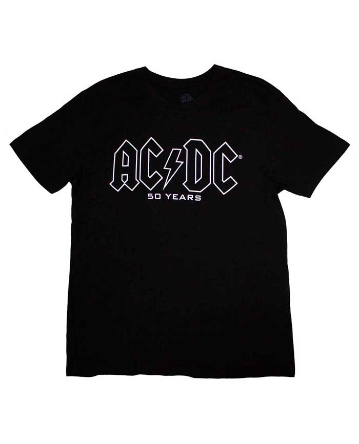 AC/DC - Camiseta "Logo History (Especial 50 Aniversario)" Unisex - D2fy · Rocktud - Rocktud