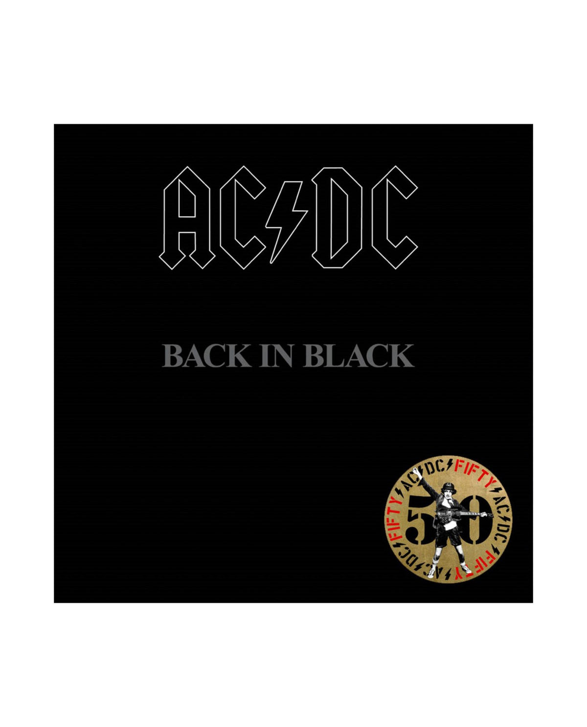 AC/DC - LP Vinilo Dorado "Back in Black" Ed. 50 aniversario - D2fy · Rocktud - Rocktud