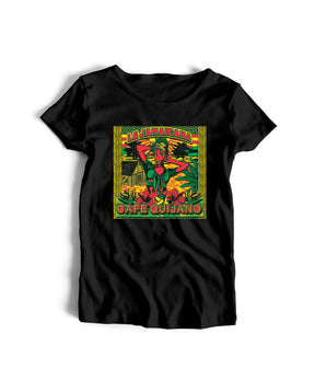 Café Quijano - Camiseta "La Jamaicana" negra - D2fy · Rocktud - Café Quijano