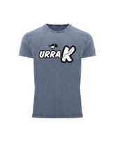 Camiseta Desgastada URRAK Logo - Azul - Rocktud - Urrak