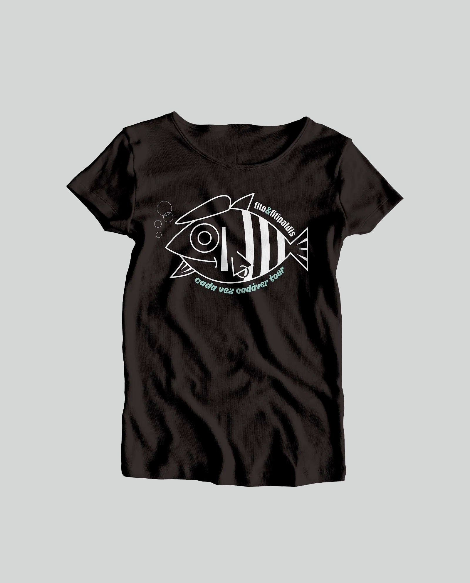 Camiseta "Pez" Mujer - Fito y Fitipaldis - Rocktud - Fito y Fitipaldis