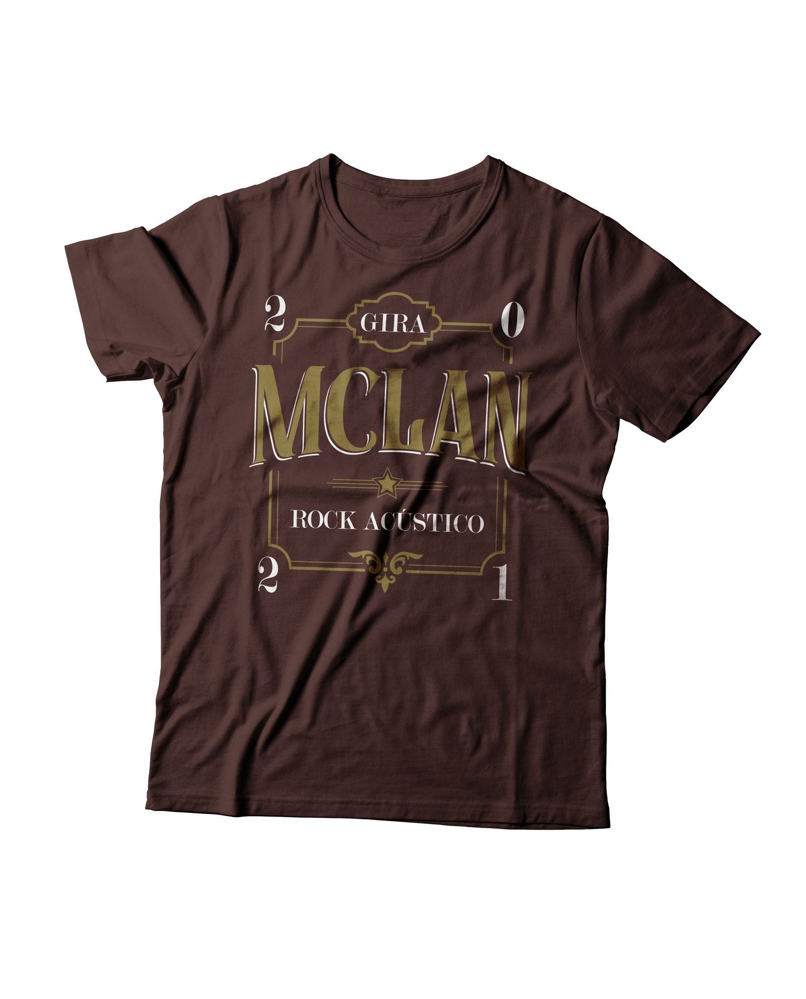 Camiseta Unisex M Clan - Gira Rock Acústico 2021 - Rocktud - m-clan