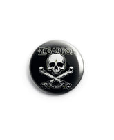 Chapa "Calavera" - Los Zigarros 38mm - Rocktud - Los Zigarros