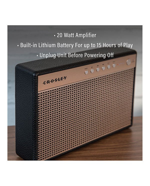 Crosley - Altavoz Bluetooth Montero - Negro - D2fy · Rocktud - D2fy