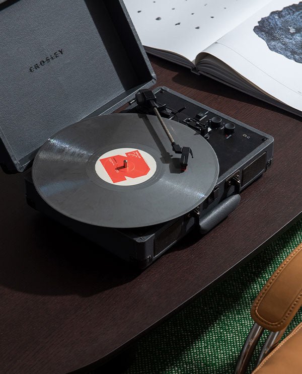 Crosley - Tocadiscos Crosley Bluetooth Doble Cruiser Deluxe - Pizarra - D2fy · Rocktud - D2fy