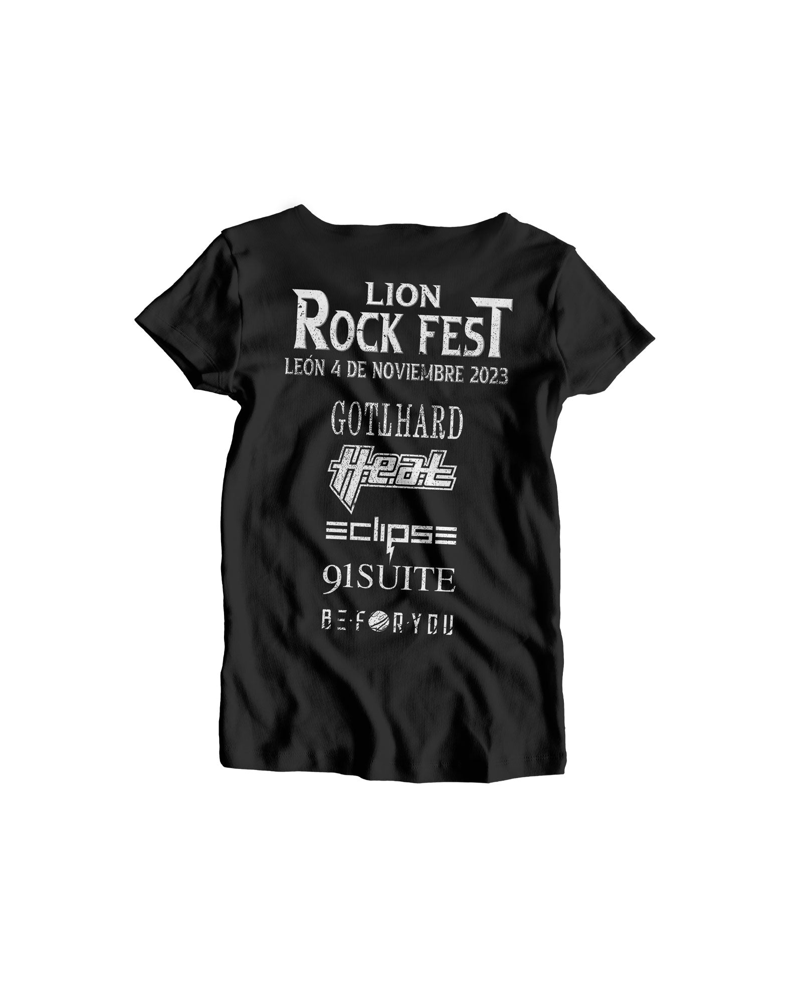 Lion Rock Fest - Camiseta Oficial Lion Rock Fest 2023 Negra - D2fy · Rocktud - Rocktud