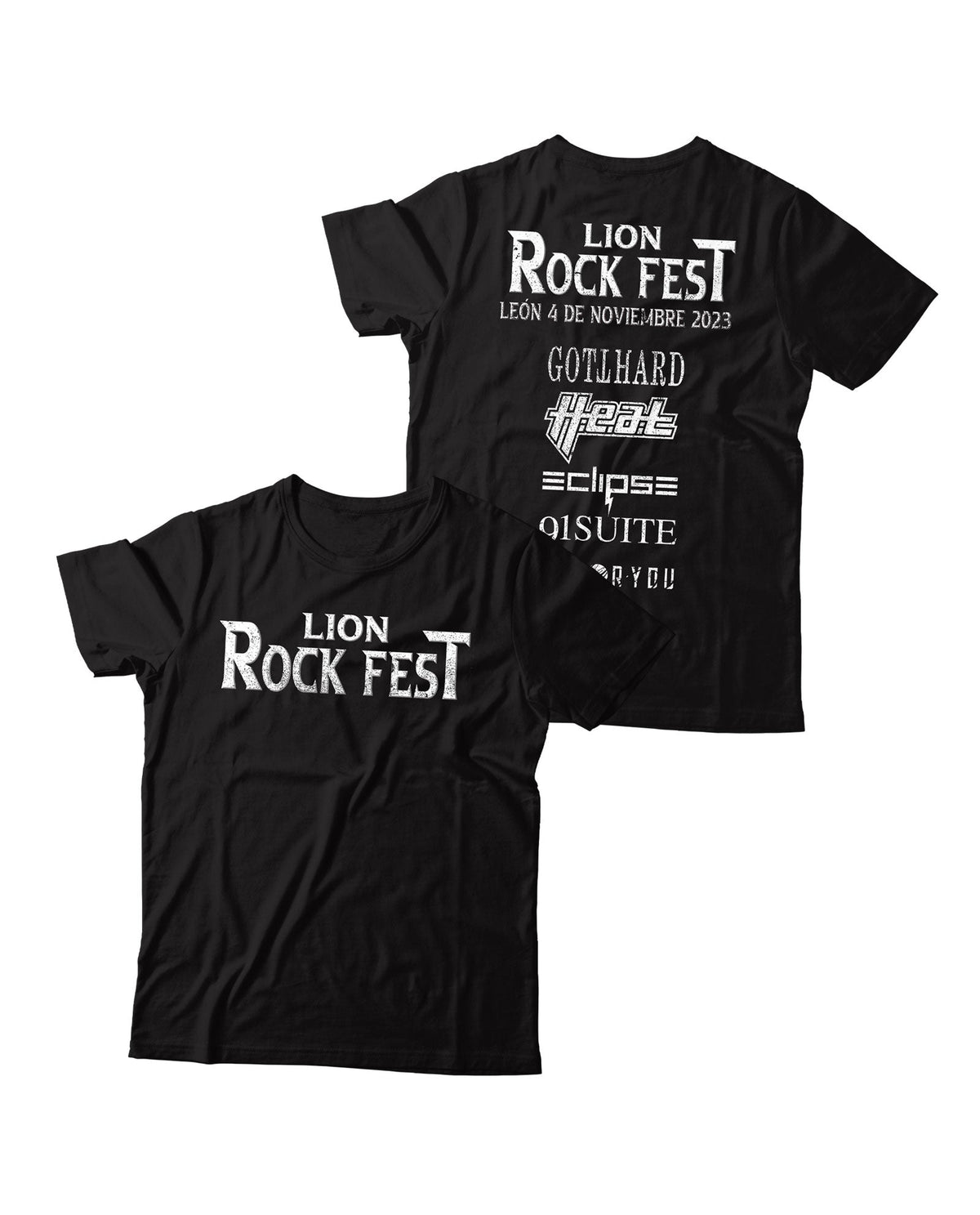 Lion Rock Fest - Camiseta Oficial Lion Rock Fest 2023 Negra - D2fy · Rocktud - Rocktud