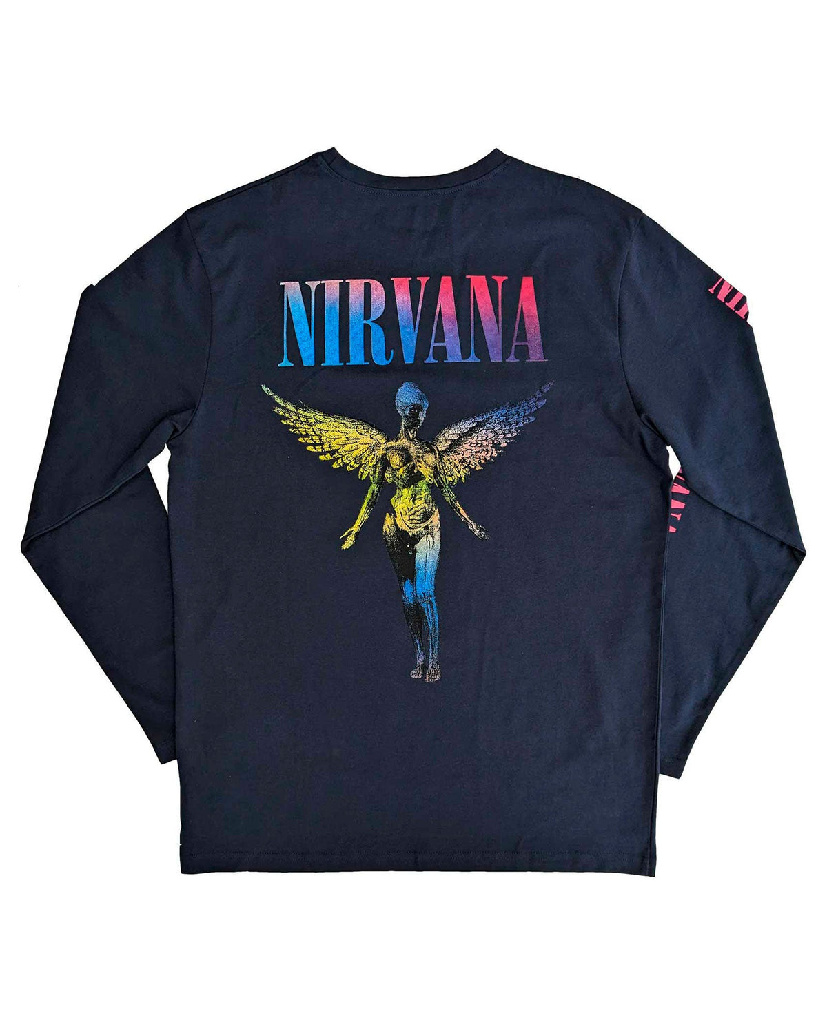 Nirvana - Camiseta Manga Larga "Angelic Gradient" Unisex - D2fy · Rocktud - Rocktud