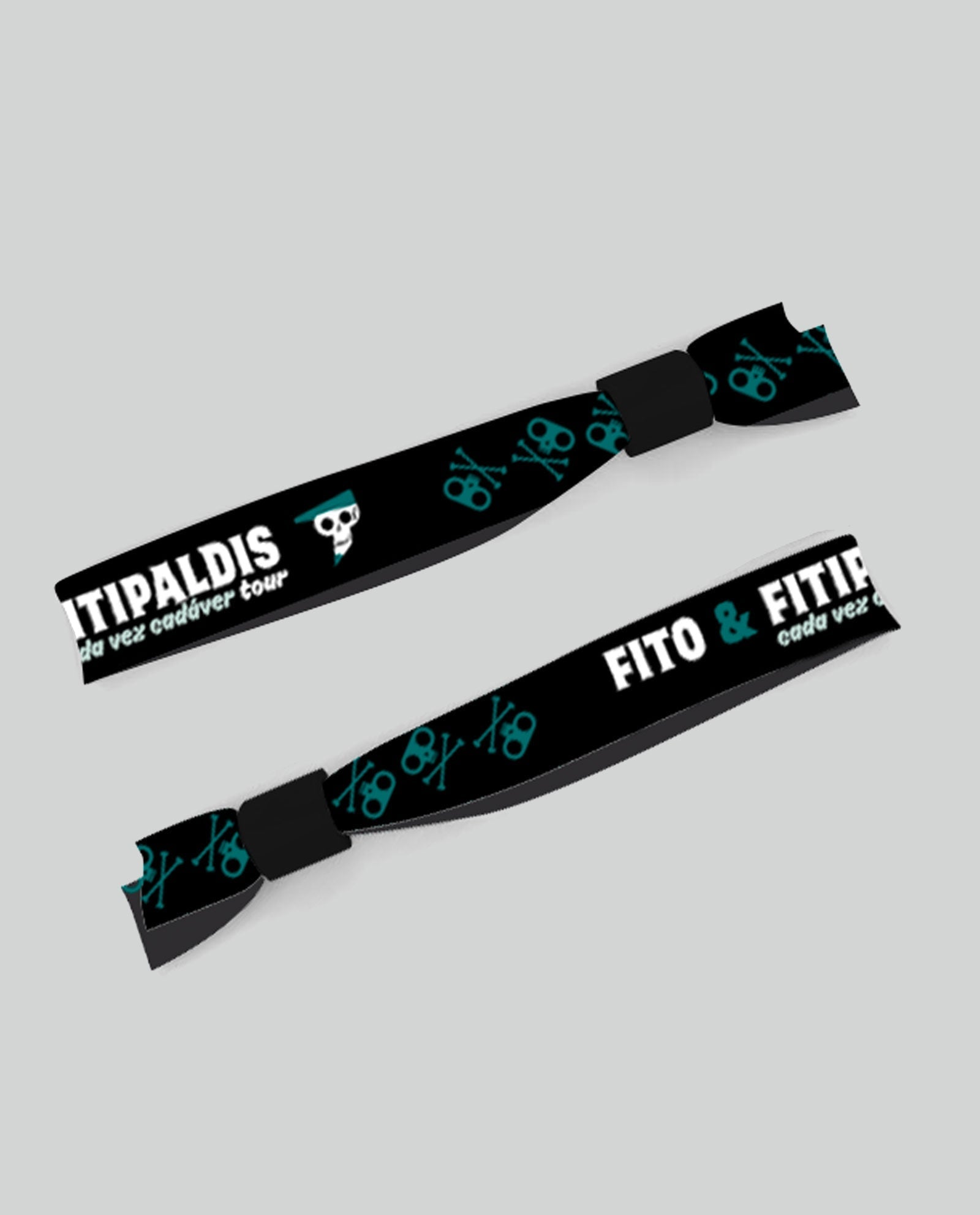 Pulsera de tela bordada "Logo" - Rocktud - Fito y Fitipaldis