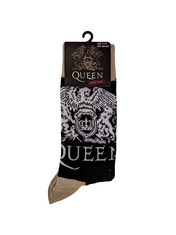 Queen - Calcetines "Crest & Logo" - D2fy · Rocktud - Rocktud