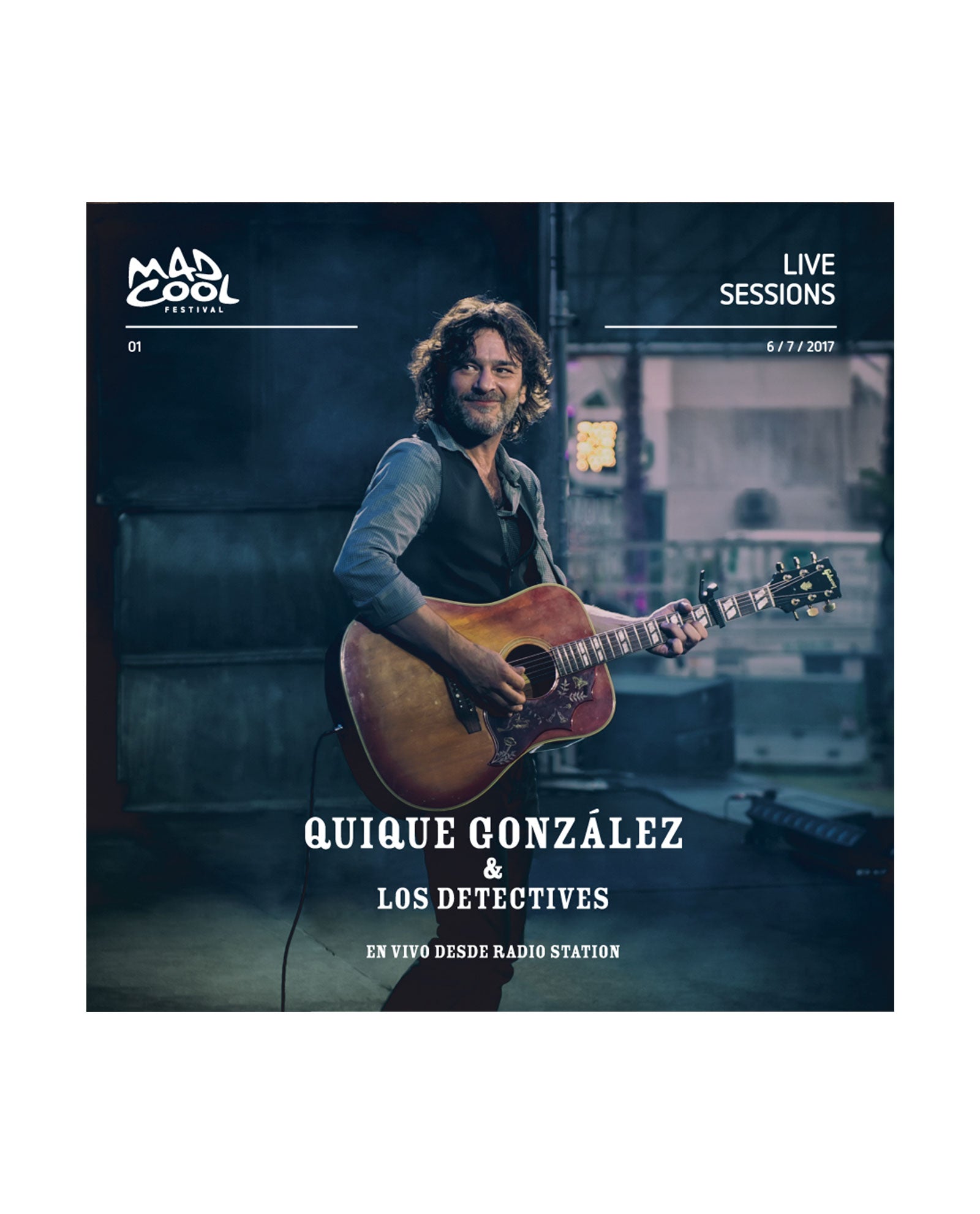 Quique González - 2LP Vinilo Firmado + DVD "En vivo desde Radio Station" - D2fy · Rocktud - Quique González