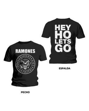 Ramones - Camiseta "Hey Ho (Front & Back)" Unisex - D2fy · Rocktud - Rocktud