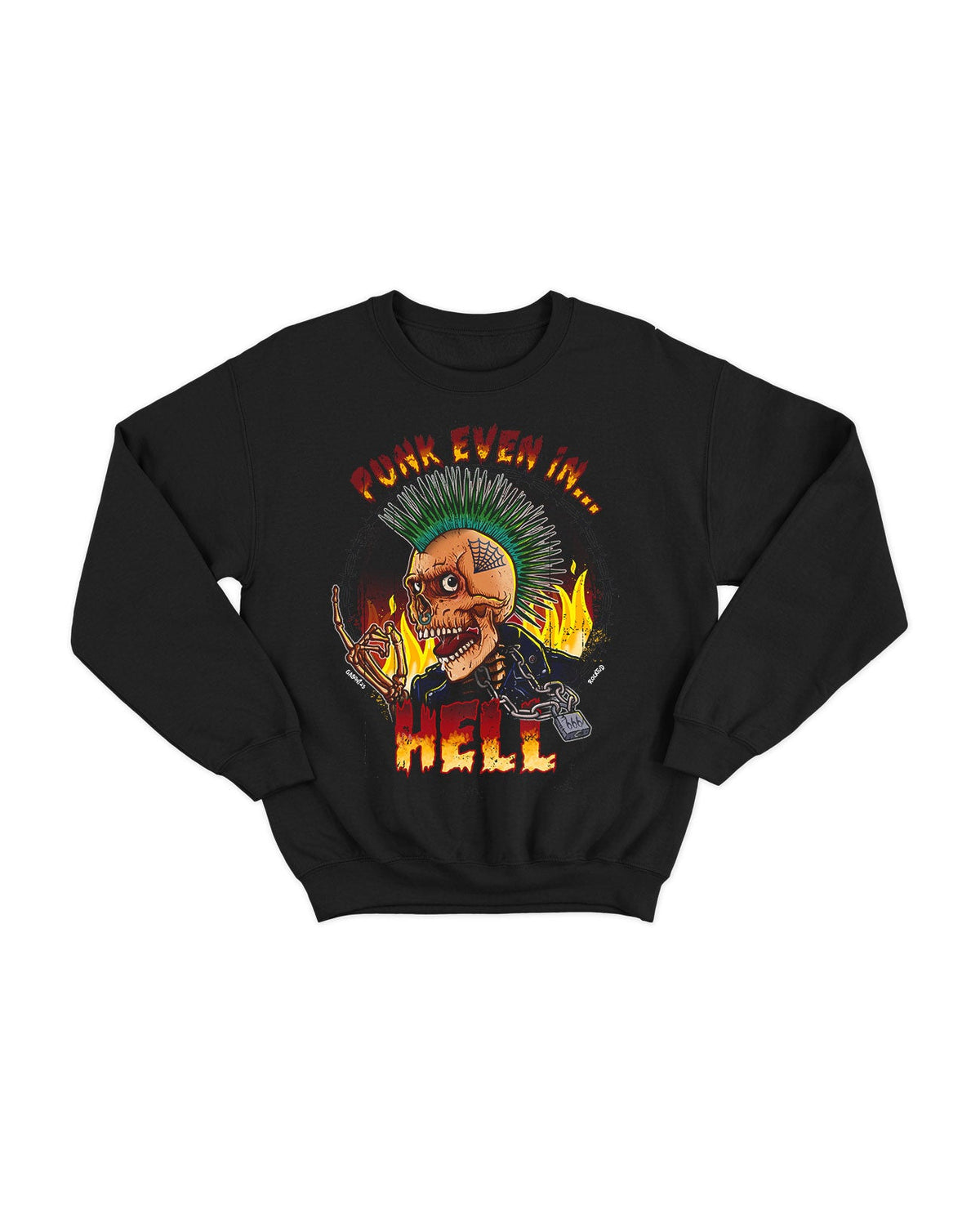 Rocktud - Gaboni x Rocktud - Sudadera "Punk even in Hell" - D2fy · Rocktud - Rocktud Brand