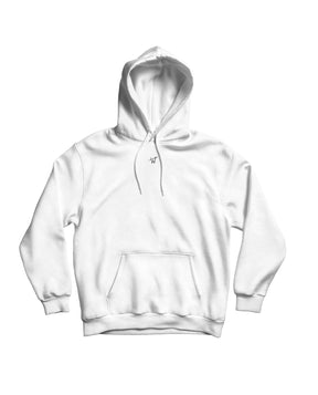 Sudadera Capucha Unisex "Ojos" Blanca - Miren - Rocktud - Miren