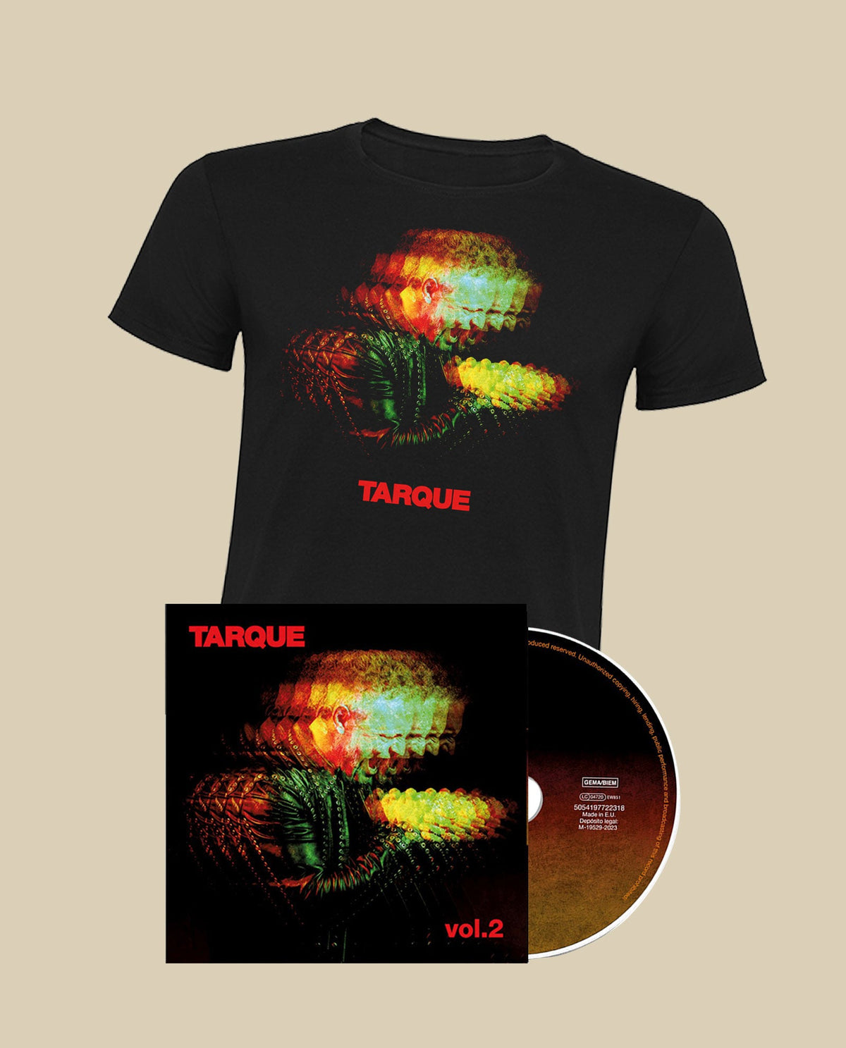 Tarque - Pack CD "Vol. 2" + Camiseta - D2fy · Rocktud - Tarque