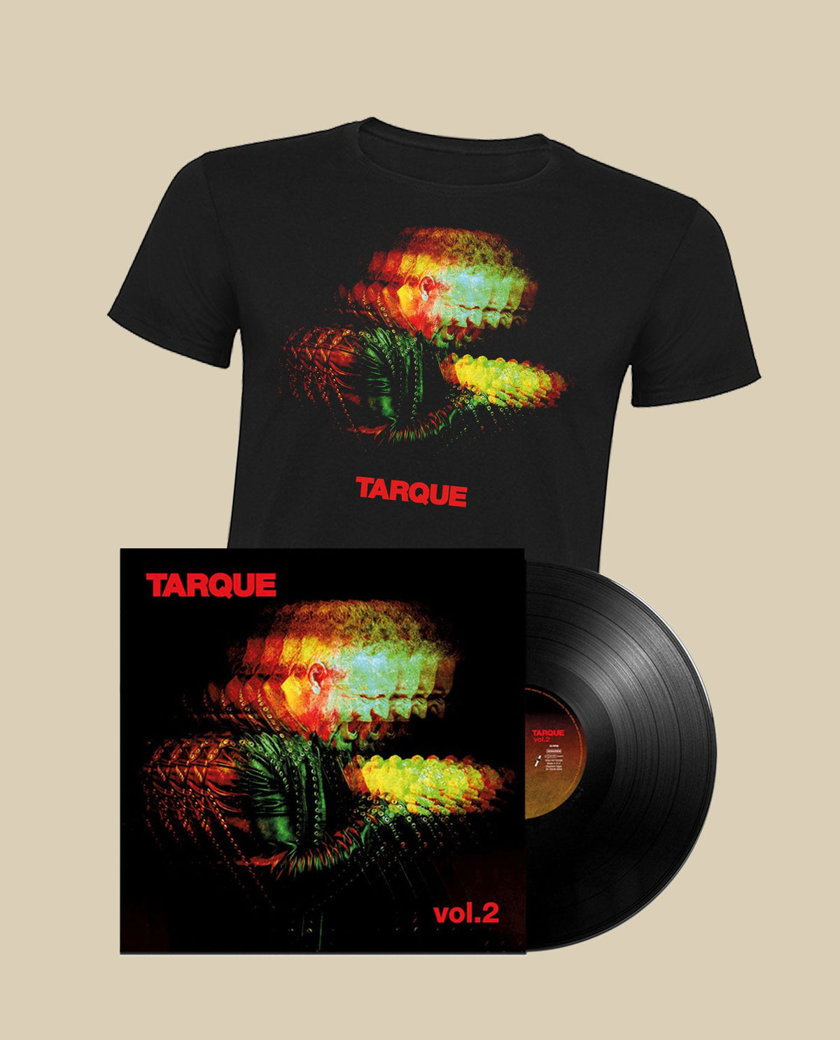 Tarque - Pack LP Vinilo "Vol. 2" + Camiseta - D2fy · Rocktud - Tarque